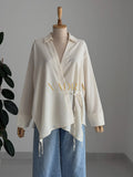 Signature Wrap Blouse