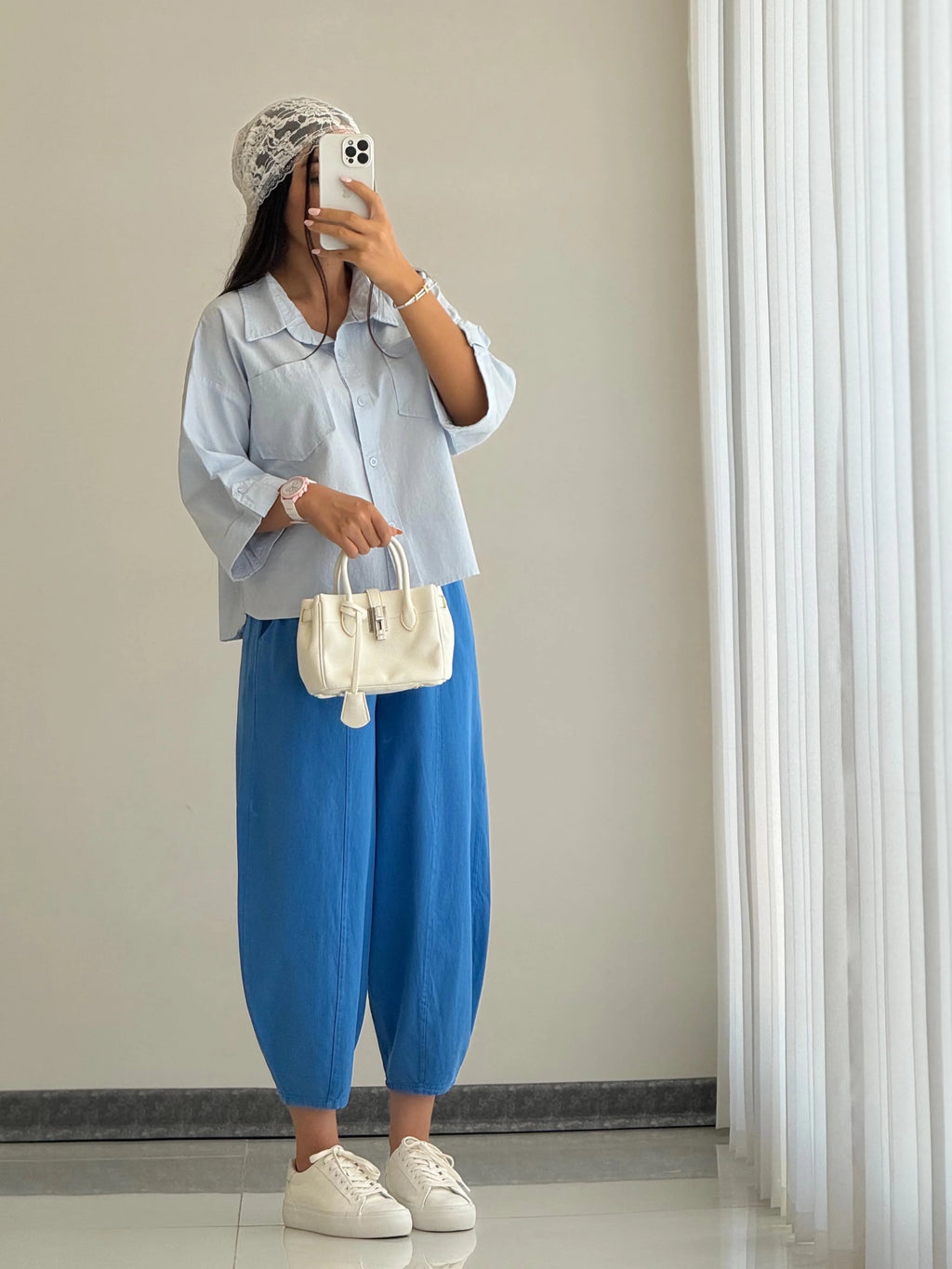 The Iconic Balloon Fit Gabardine Pants