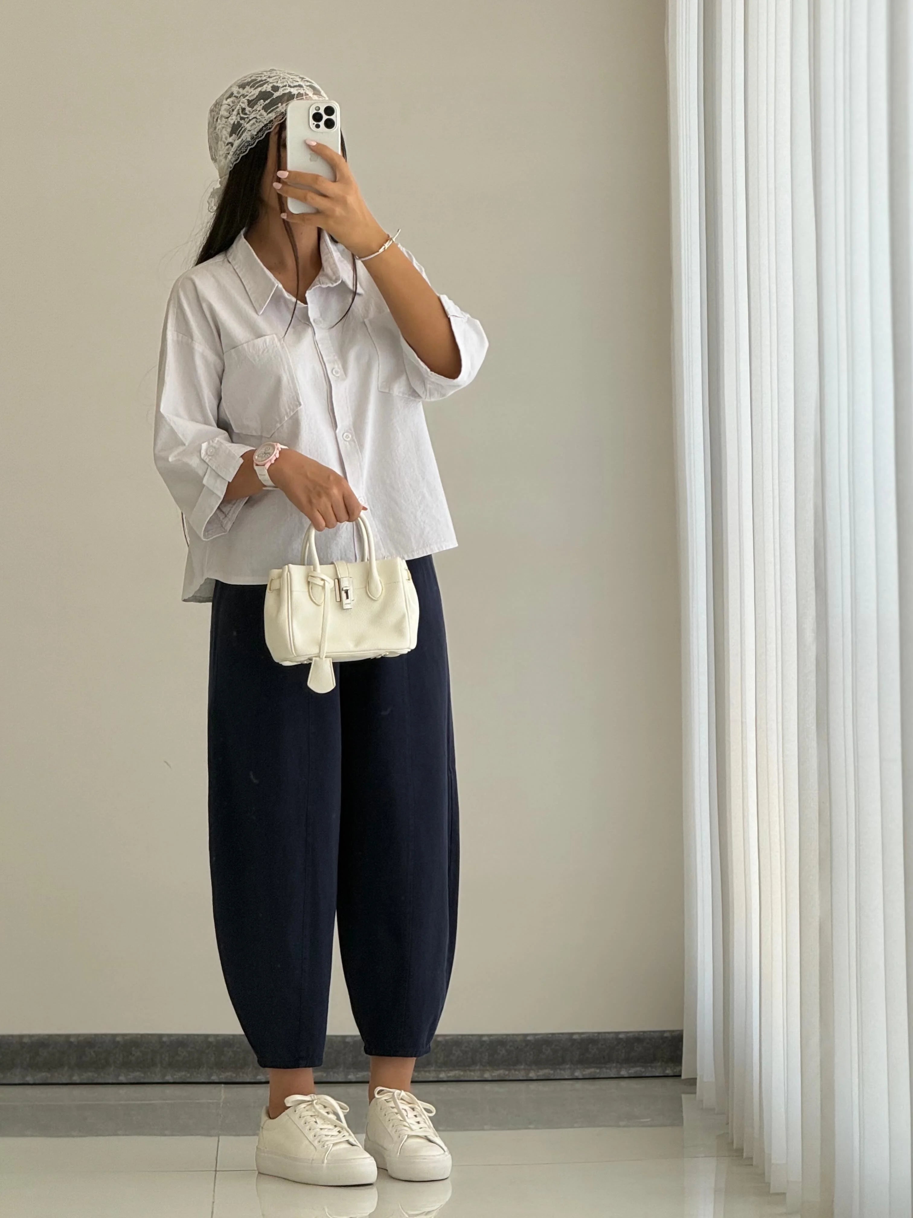 The Iconic Balloon Fit Gabardine Pants