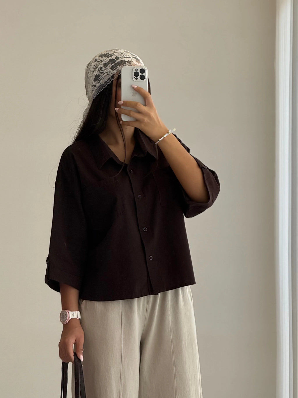 The Iconic Balloon Fit Gabardine Pants